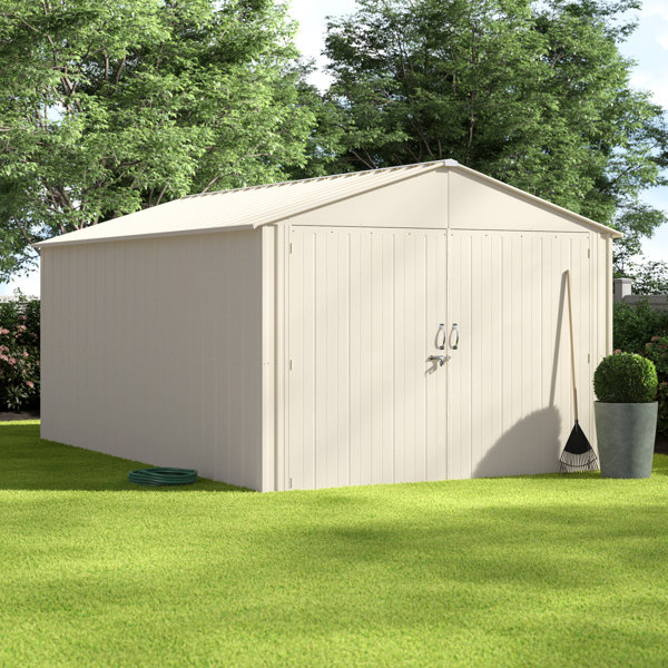 arrow commander 10 ft. w x 15 ft. 5 in. d metal storage